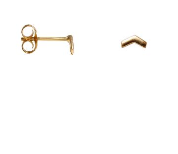 earring arrow gold 